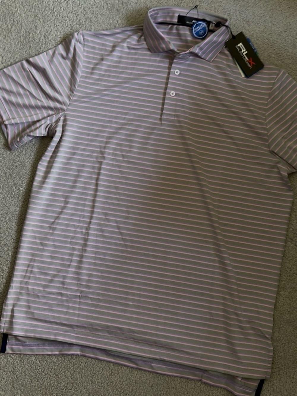 RLX Ralph Lauren Striped Polo